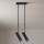 Brilagi - Pendelleuchte an Stange SELE 2xGU10/30W/230V schwarz