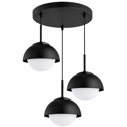 BRILAGI - Pendelleuchte COSMO mit Kabel 3xE27/60W/230V schwarz