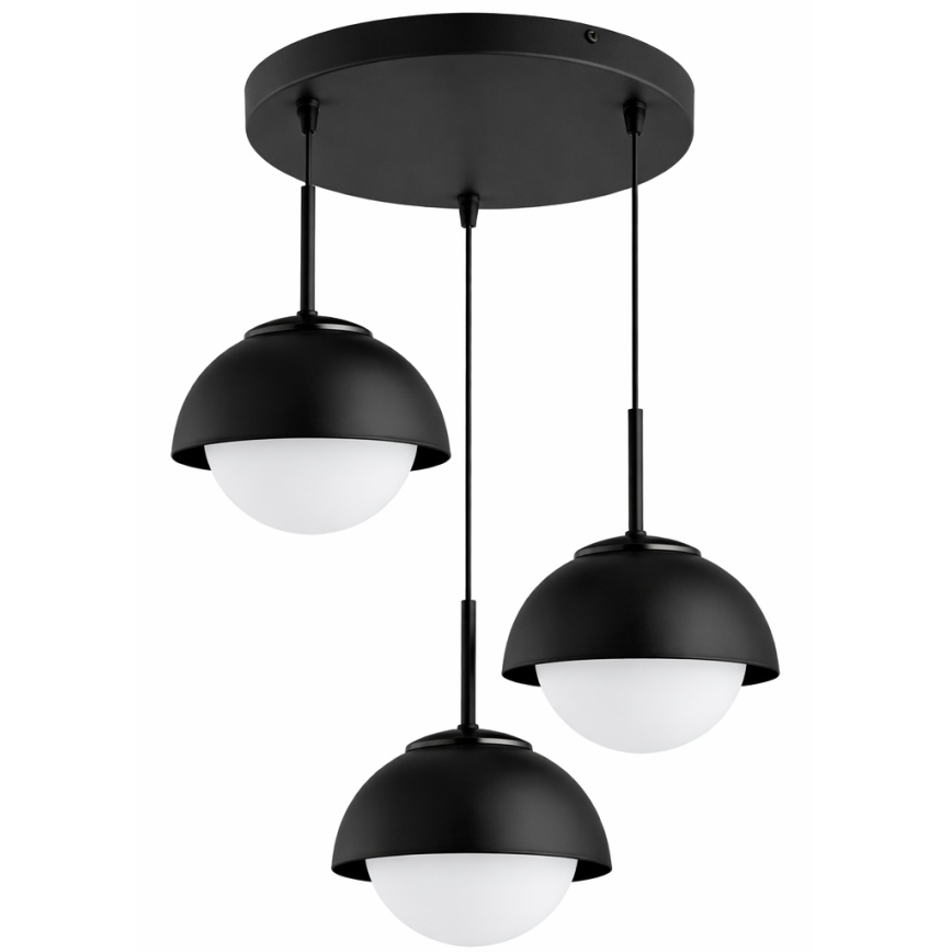 BRILAGI - Pendelleuchte COSMO mit Kabel 3xE27/60W/230V schwarz