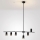 Brilagi - Pendelleuchte CRANE an Kabel, 6x GU10/30W/230V, schwarz