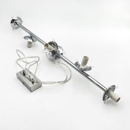 Brilagi - Pendelleuchte MALONY, mit Kabelaufhängung, 6xE14/20W/230V, glänzender Chrom