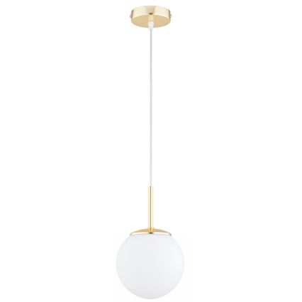 Brilagi - Pendelleuchte MILO mit Kabel 1xE27/60W/230V goldfarben