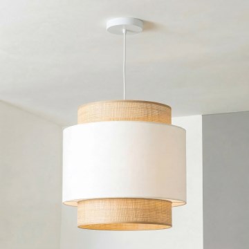 Brilagi - Pendelleuchte mit Kabel CERIA 1xE27/40W/230V Ø 30 cm beige/weiß