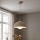Brilagi - Pendelleuchte mit Kabel COSMO 1xE27/60W/230V Ø 30 cm beige/gold
