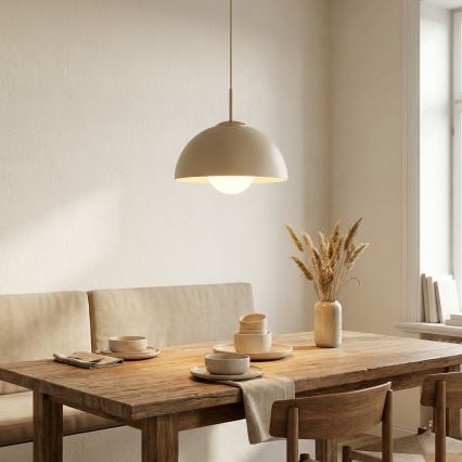 Brilagi - Pendelleuchte mit Kabel COSMO 1xE27/60W/230V Ø 30 cm beige/gold