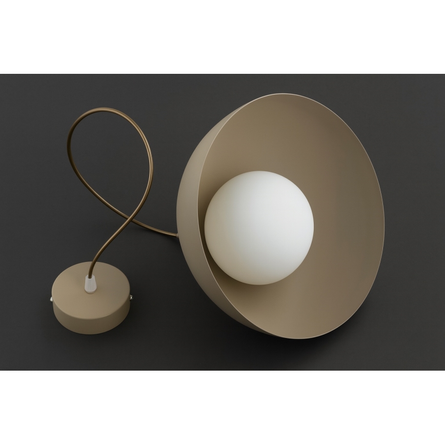 Brilagi - Pendelleuchte mit Kabel COSMO 1xE27/60W/230V Ø 30 cm beige/gold