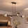Brilagi - Pendelleuchte mit Kabel DIOR 4xE27/60W/230V schwarz/rauchgrau