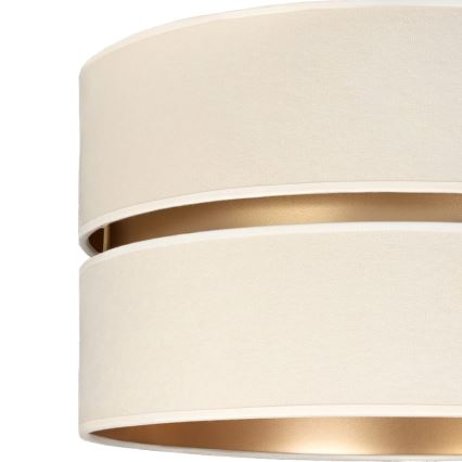 Brilagi - Pendelleuchte mit Kabel DUO-DUO 1xE27/60W/230V Ø 40 cm creme/gold