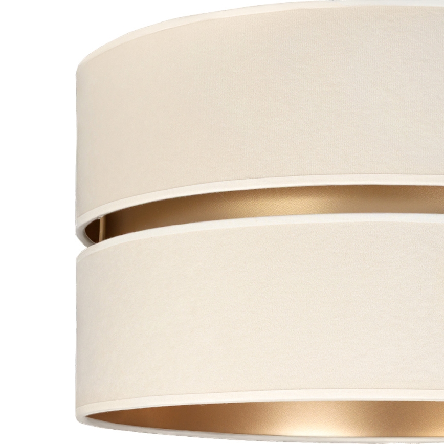 Brilagi - Pendelleuchte mit Kabel DUO-DUO 1xE27/60W/230V Ø 40 cm creme/gold