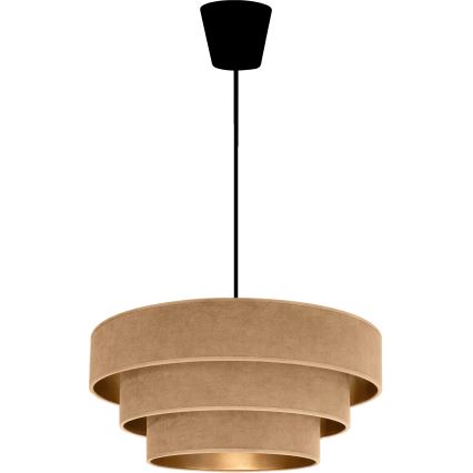 Brilagi - Pendelleuchte mit Kabel LUNETA 1x E27/60W/230V Ø 40 cm beige/gold