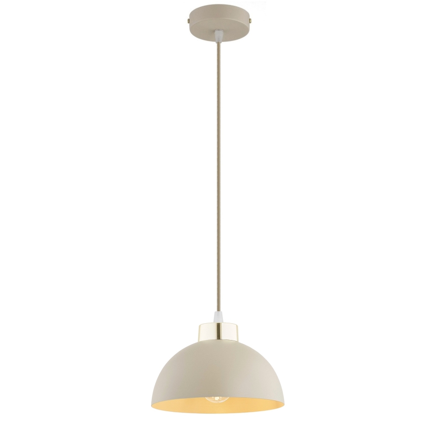 Brilagi - Pendelleuchte mit Kabel MOON 1xE27/60W/230V Ø 18 cm beige/gold
