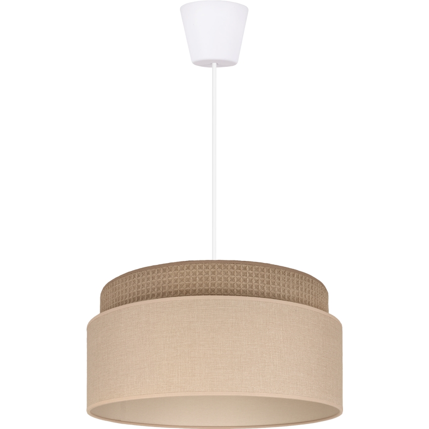 Brilagi - Pendelleuchte mit Kabel PADOVA 1xE27/60W/230V Ø 40 cm beige