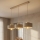 Brilagi - Pendelleuchte mit Kabel SPRING 3xE27/60W/230V beige/gold