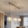Brilagi - Pendelleuchte mit Kabel STELLA 3xE27/60W/230V beige/gold
