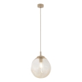 Brilagi - Pendelleuchte mit Kabel VULCANO 1xE27/15W/230V beige/rauchbeige