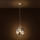 Brilagi - Pendelleuchte mit Kabel VULCANO 1xE27/15W/230V beige/rauchbeige