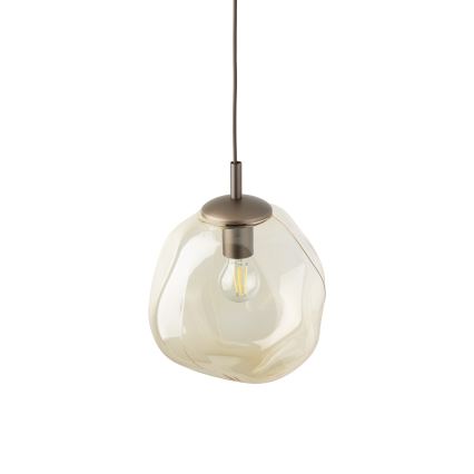 Brilagi - Pendelleuchte mit Kabel VULCANO 1xE27/15W/230V braun/rauchiges Beige
