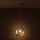 Brilagi - Pendelleuchte mit Kabel VULCANO 1xE27/15W/230V Ø 25 cm Bronze/rauchiges Beige