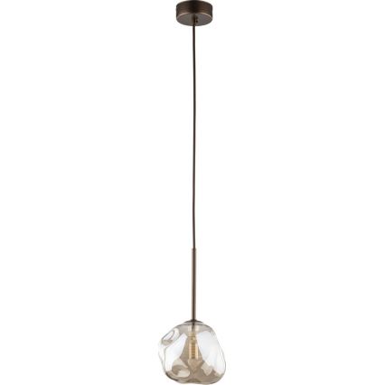 Brilagi - Pendelleuchte mit Kabel VULCANO 1xG9/8W/230V Ø 15 cm, Bronze/rauchiges Beige