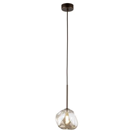Brilagi - Pendelleuchte mit Kabel VULCANO 1xG9/8W/230V Ø 15 cm, Bronze/rauchiges Beige