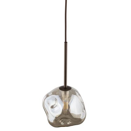 Brilagi - Pendelleuchte mit Kabel VULCANO 1xG9/8W/230V Ø 15 cm, Bronze/rauchiges Beige