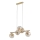 Brilagi - Pendelleuchte mit Kabel VULCANO 5xG9/8W/230V gold/rauchbeige