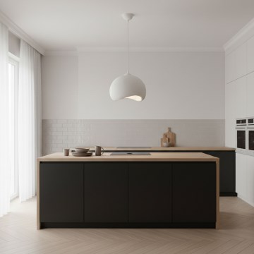 Brilagi - Pendelleuchte mit Kabel WABI SABI 1xE27/40W/230V Ø 34 cm weiß