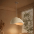 BRILAGI - Pendelleuchte mit Kabel WABI SABI 1xE27/60W/230V Ø 40 cm weiß