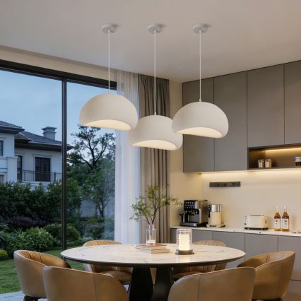 BRILAGI - Pendelleuchte mit Kabel WABI SABI 1xE27/60W/230V Ø 40 cm weiß