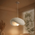 BRILAGI - Pendelleuchte mit Kabel WABI SABI 1xE27/60W/230V Ø 40 cm weiß