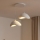 Brilagi - Pendelleuchte mit Kabel WABI SABI 2xE27/40W/230V Ø 74 cm weiß
