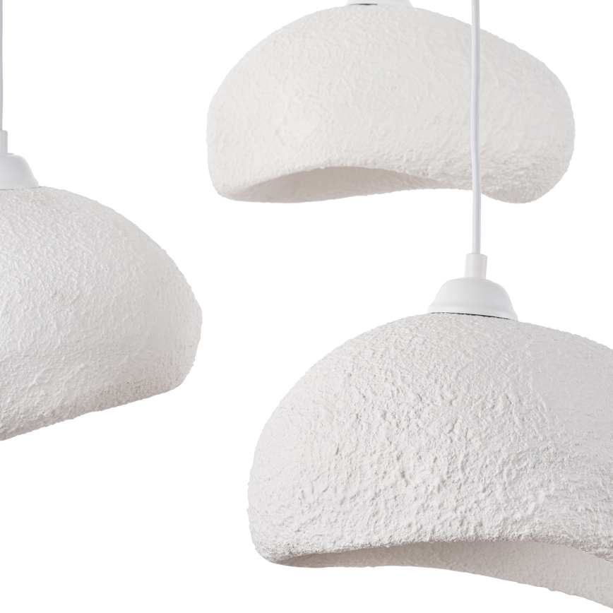 Brilagi - Pendelleuchte mit Kabel WABI SABI 3xE27/40W/230V Ø 60 cm weiß