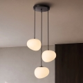 BRILAGI - Pendelleuchte mit Kabelabhängung PEBBLES 3xE27/40W/230V Ø 42 cm schwarz