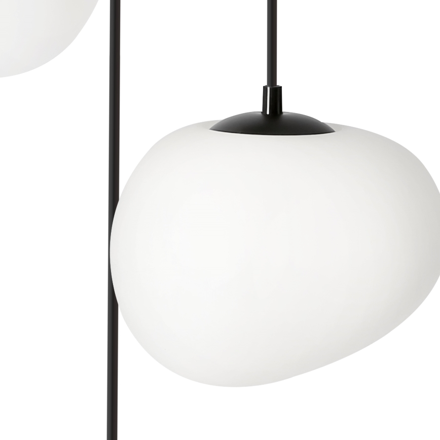 BRILAGI - Pendelleuchte mit Kabelabhängung PEBBLES 3xE27/40W/230V Ø 42 cm schwarz
