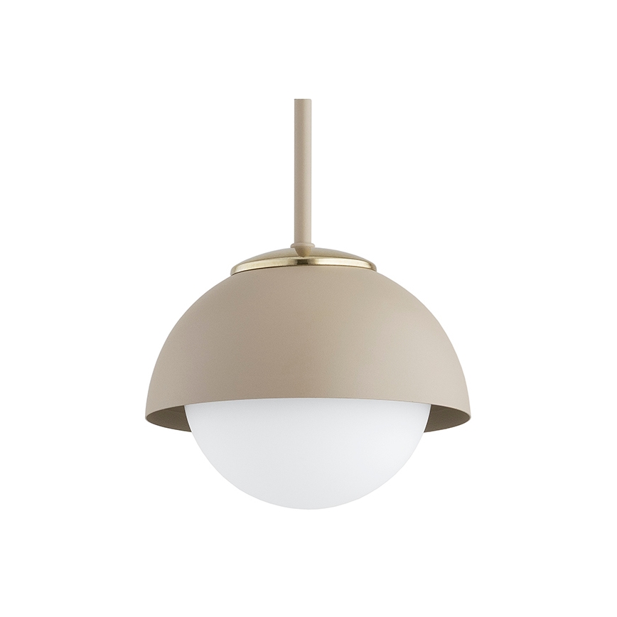 Brilagi - Pendelleuchte mit Kabelaufhängung COSMO 3xE27/60W/230V beige/gold