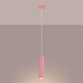 Brilagi - Pendelleuchte mit Kabelaufhängung CRESTO 1xGU10/10W/230V rosa