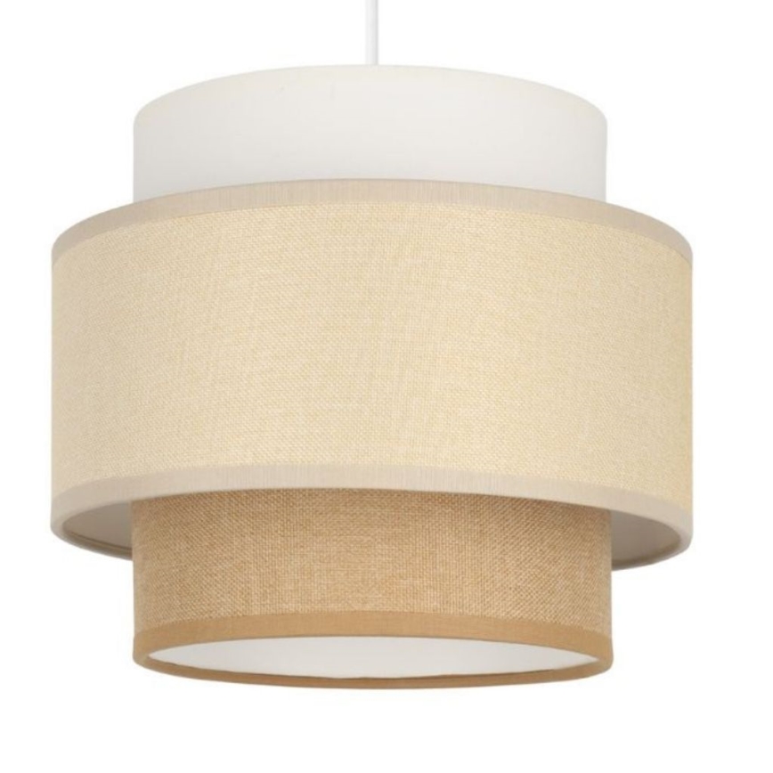 Brilagi - Pendelleuchte mit Kabelaufhängung RESNA 2xE27/60W/230V Ø 30 cm creme/beige