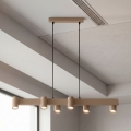 Brilagi - Pendelleuchte mit Kabelaufhängung SELE 6xGU10/30W/230V beige