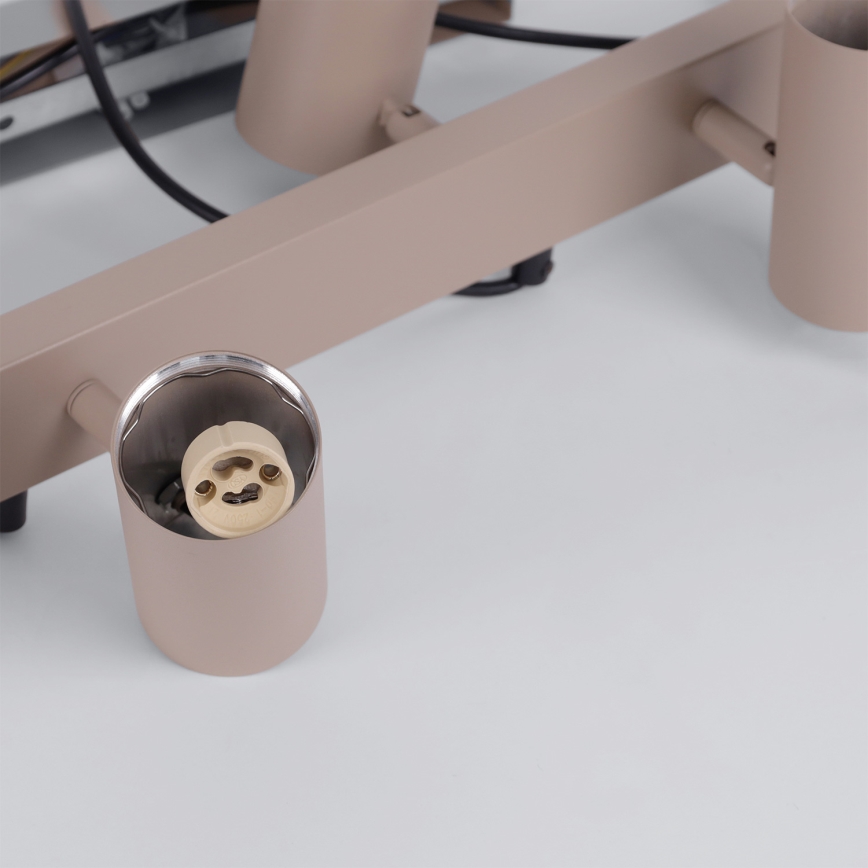Brilagi - Pendelleuchte mit Kabelaufhängung SELE 6xGU10/30W/230V beige