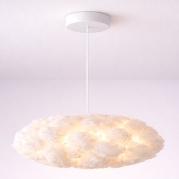 Brilagi - Pendelleuchte mit Kabelaufhängung SOLEAIR 1xE27/60W/230V weiß