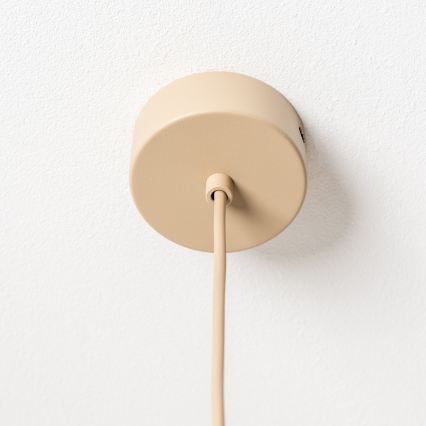 BRILAGI - Pendelleuchte mit Kabelaufhängung VULCANO 3xG9/8W/230V beige/rauchbeige