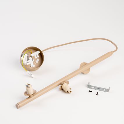 BRILAGI - Pendelleuchte mit Kabelaufhängung VULCANO 3xG9/8W/230V beige/rauchbeige