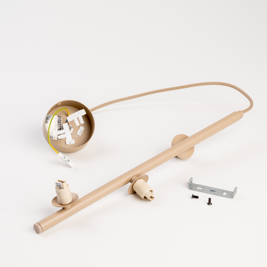 BRILAGI - Pendelleuchte mit Kabelaufhängung VULCANO 3xG9/8W/230V beige/rauchbeige