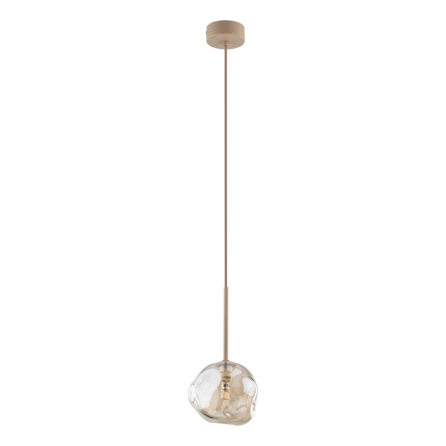 Brilagi - Pendelleuchte mit Seilaufhängung VULCANO 1xG9/8W/230V beige/rauchbeige beige