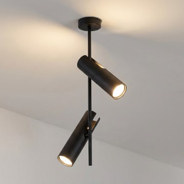 Brilagi - Pendelleuchte mit Stange BRANCH 2xGU10/30W/230V schwarz