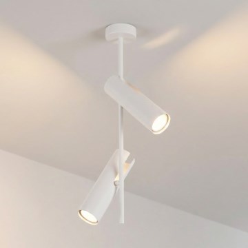 Brilagi - Pendelleuchte mit Stange BRANCH 2xGU10/30W/230V weiß
