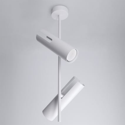 Brilagi - Pendelleuchte mit Stange BRANCH 2xGU10/30W/230V weiß