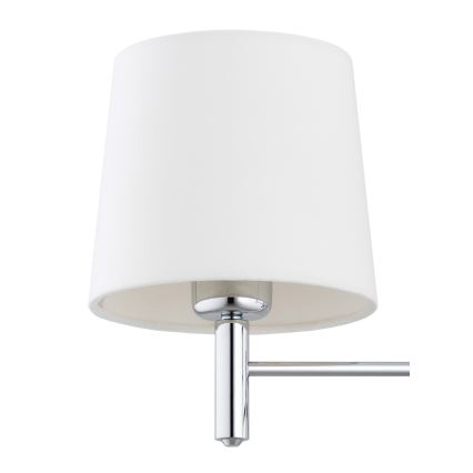 BRILAGI - Pendelleuchte mit Stange MONTE 3xE27/60W/230V Creme/glänzender Chrom