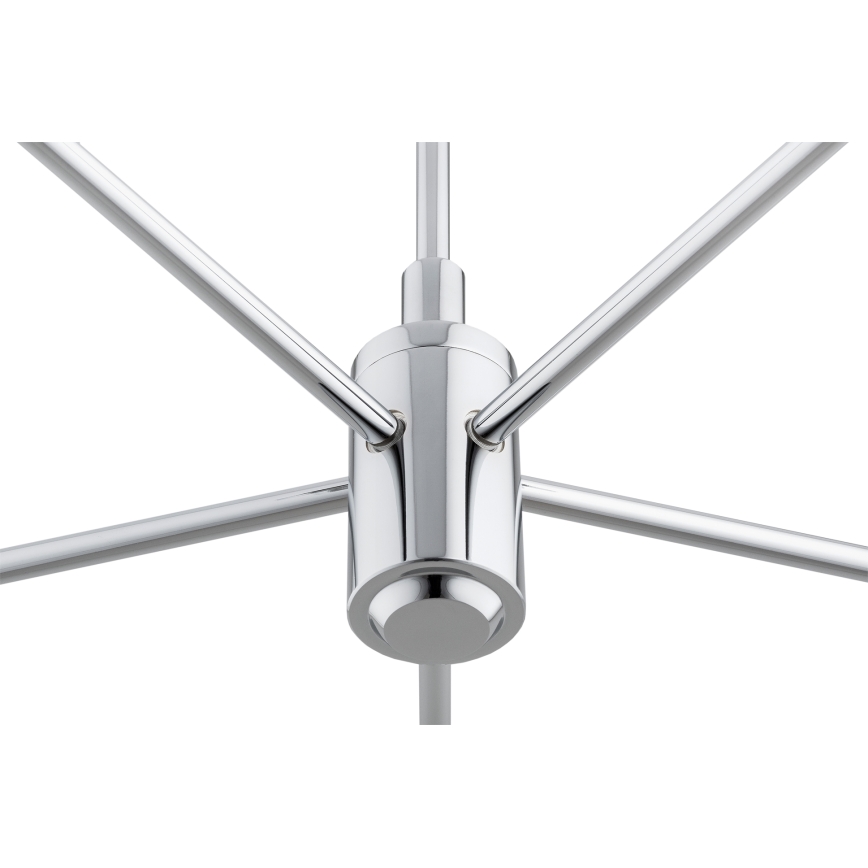 Brilagi - Pendelleuchte MONTE 5xE27/60W/230V beige/glänzender Chrom