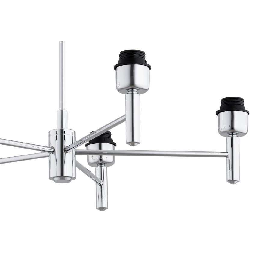 Brilagi - Pendelleuchte MONTE 5xE27/60W/230V beige/glänzender Chrom